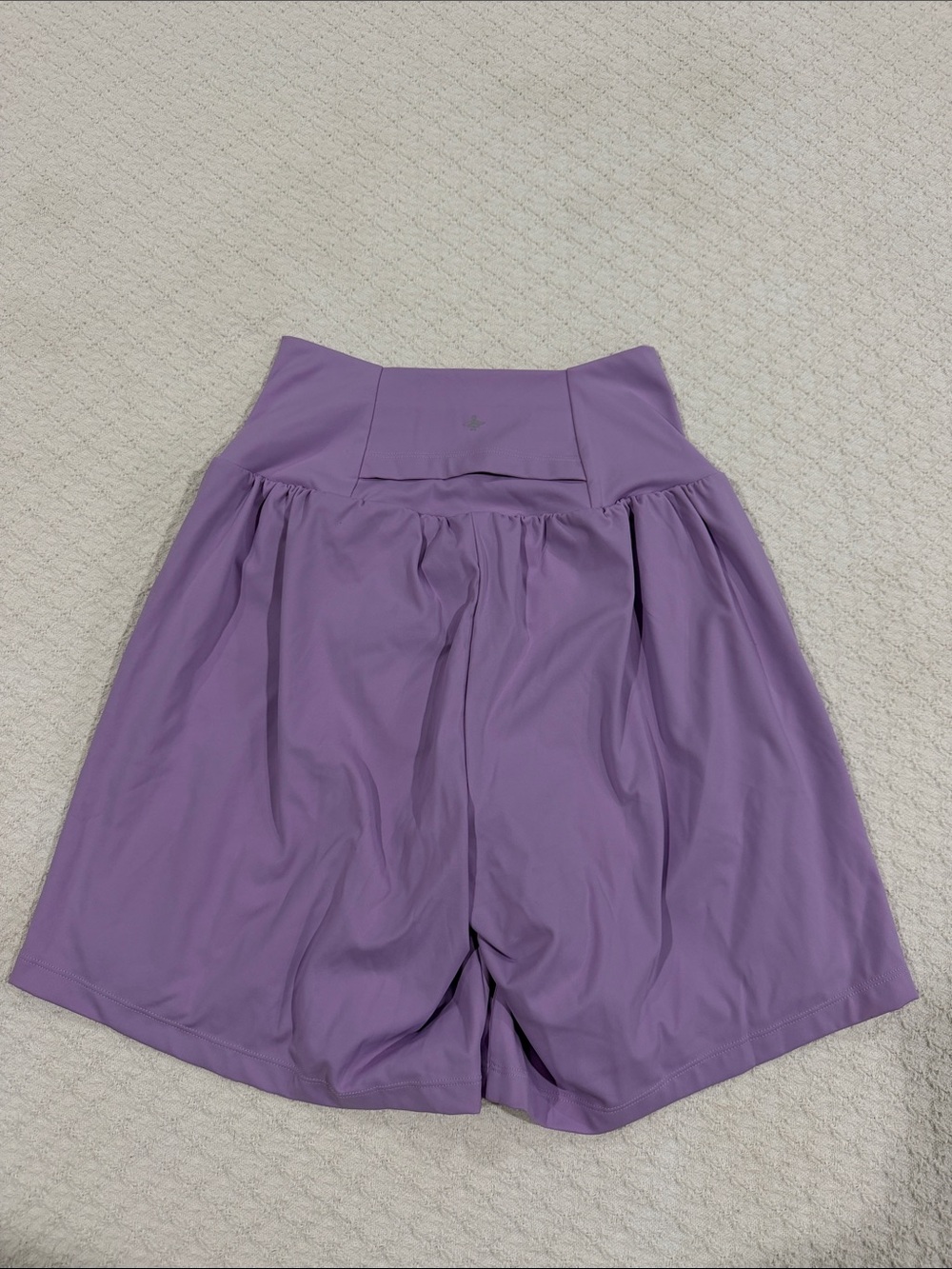 HALARA Lavender High-Waist Flow Bermuda Shorts